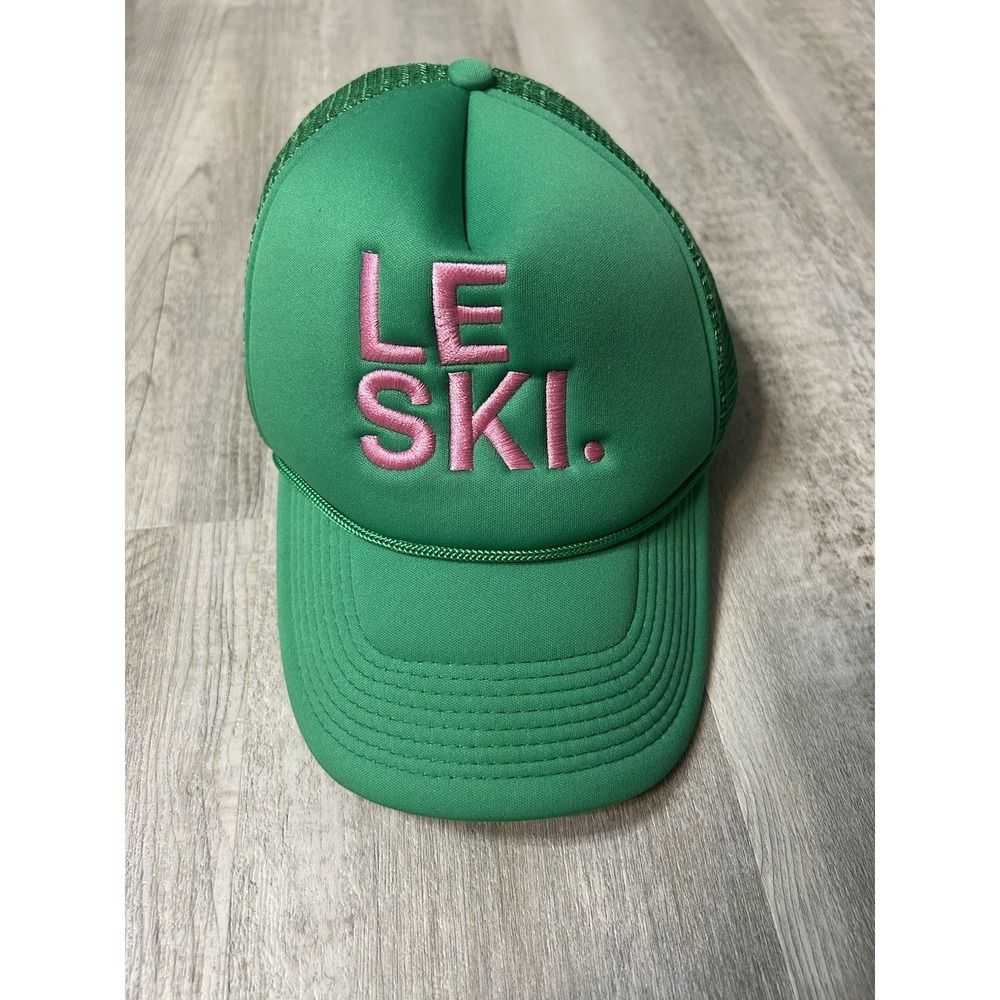 Le Ski Anthropologie Le Surf Club Foam Rope Trucker Hat Green Snapback
